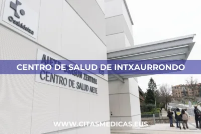 Centro Osakidetza Centro de Salud de Intxaurrondo